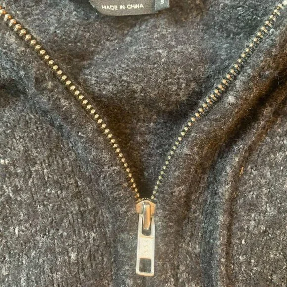 BCBG MaxAzria Zip - Up Sweater Hoodie - Picture 2 of 9